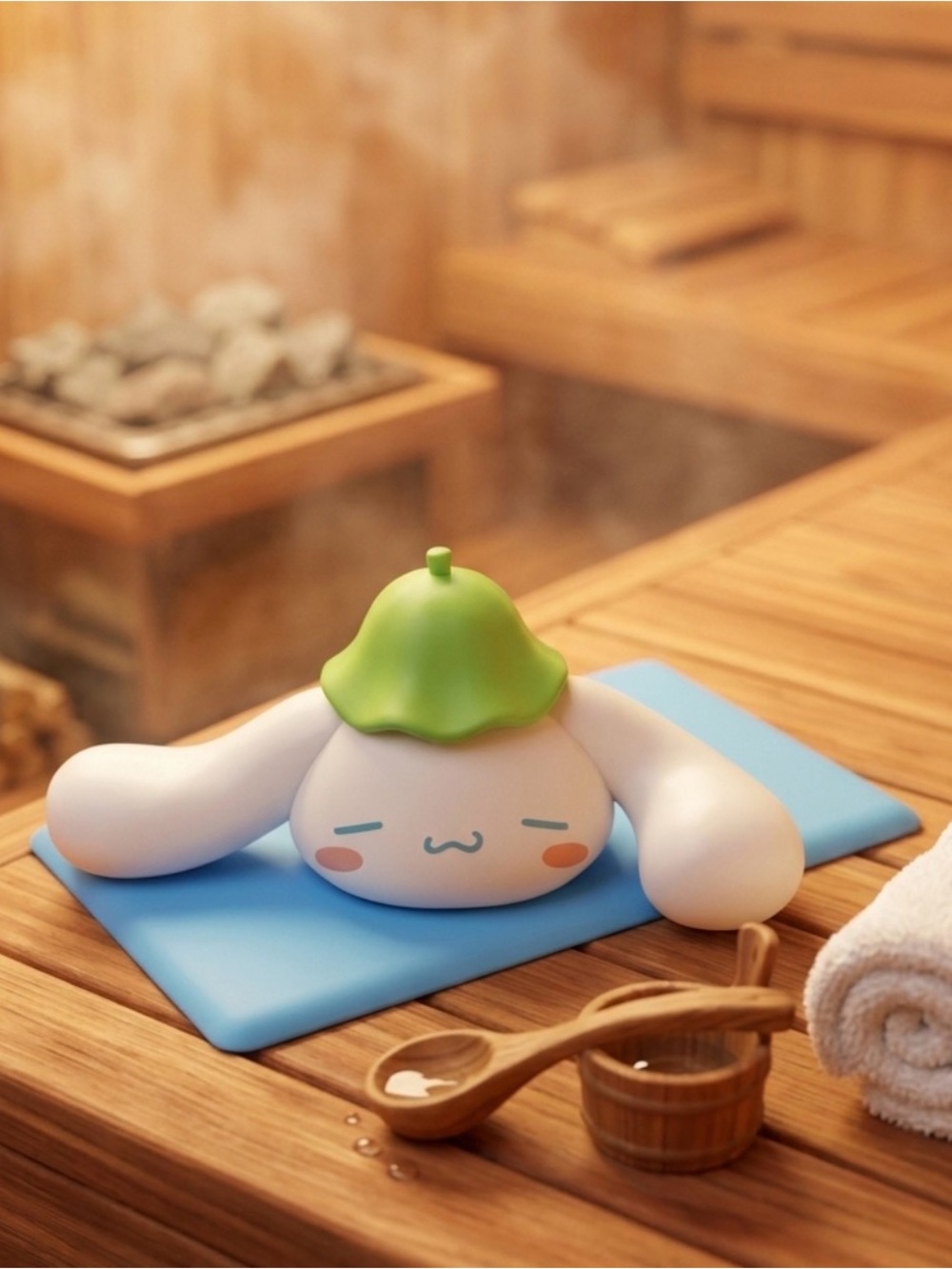 🩵Cinnamoroll Let’s Take a Sauna Series Figurine🩵